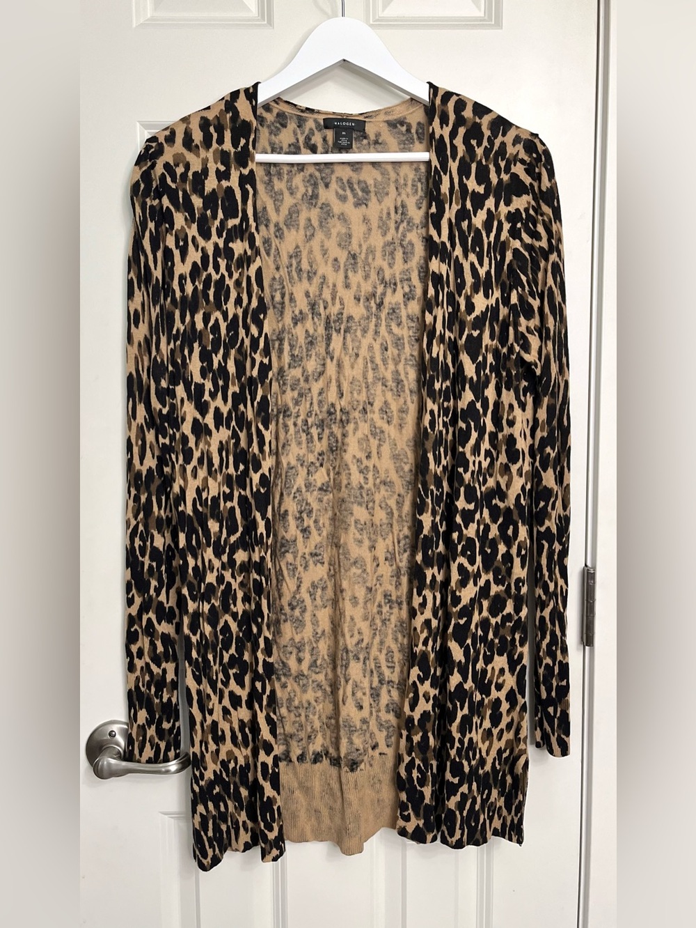Nordstrom Halogen Leopard Print Linen Blend
Cardigan
